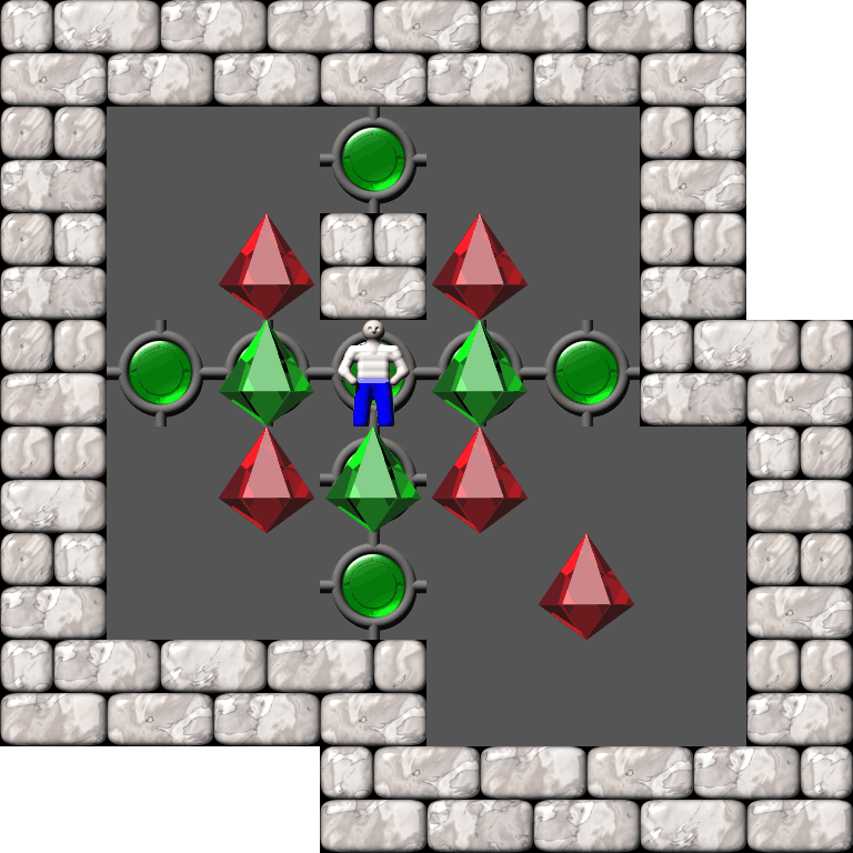 Sokoban Thinking Rabbit Arranged level 414